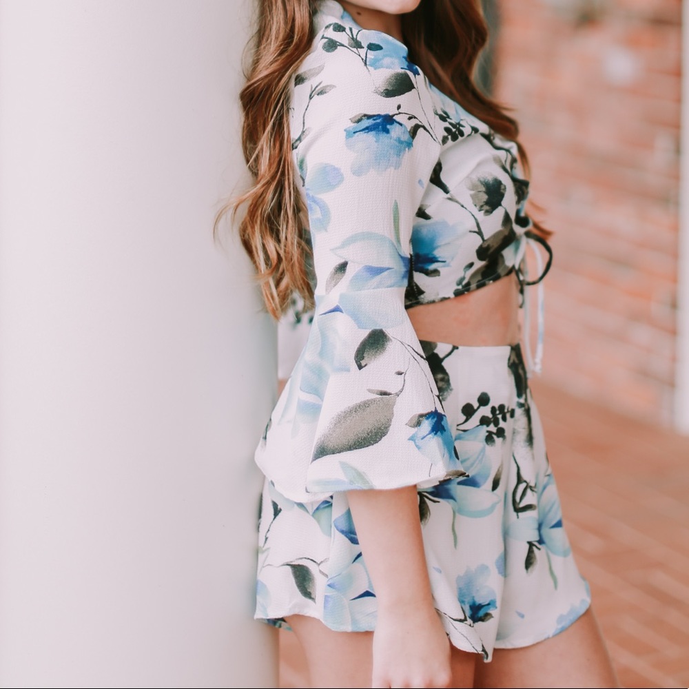 Floral two-piece set